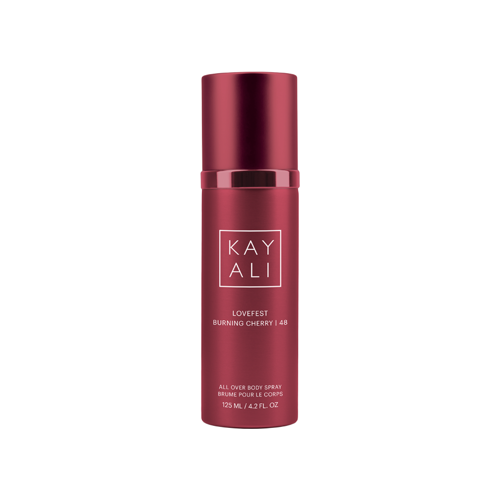 KAYALI(カヤリ) ラブフェスト バーニングチェリー 48 100ml KAYALI Lovefest Burning Cherry | 48 - Sultry Body Spray – KAYALI UK