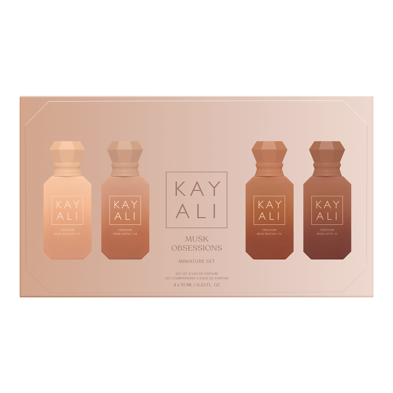 KAYALI Musk Obsessions Miniature Set - 4x10ml Perfumes – KAYALI UK
