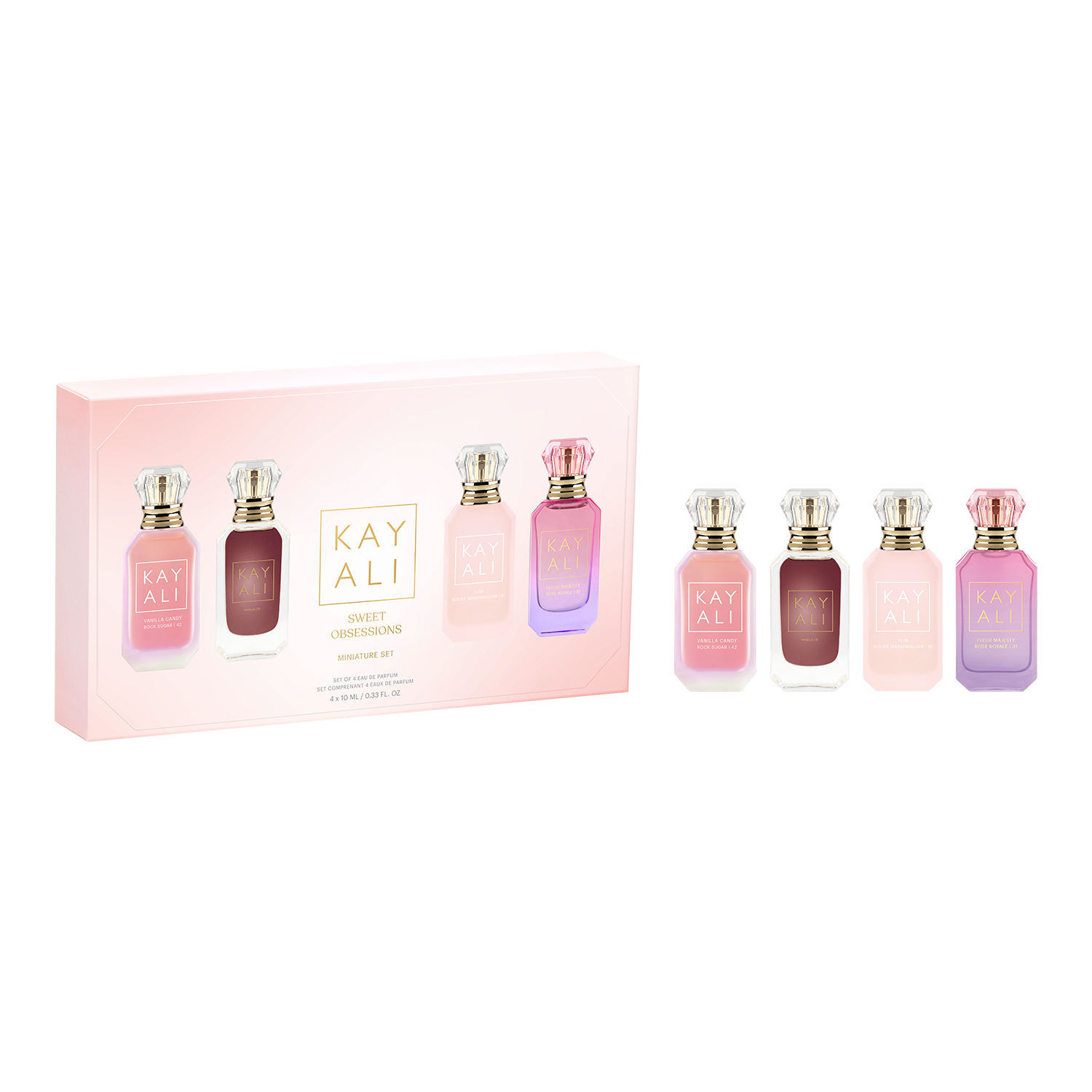 KAYALI Sweet Obsessions Miniature Set | 4x10ml Travel Set – KAYALI UK