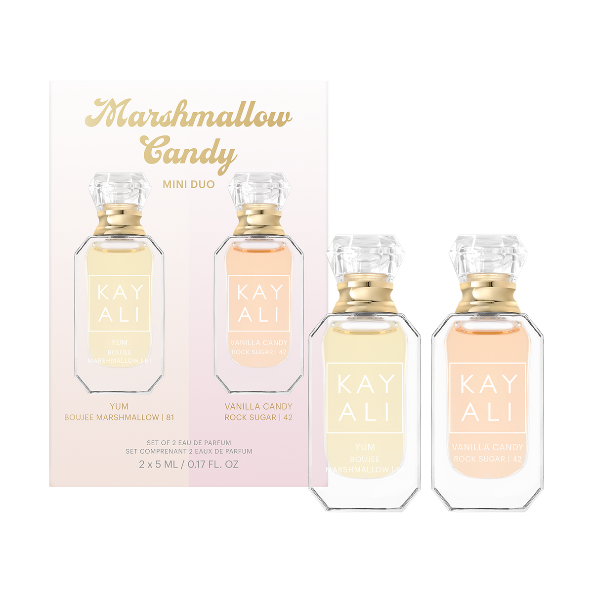 KAYALI Marshmallow Candy Mini Duo (2x5ml) | Travel Perfume Set