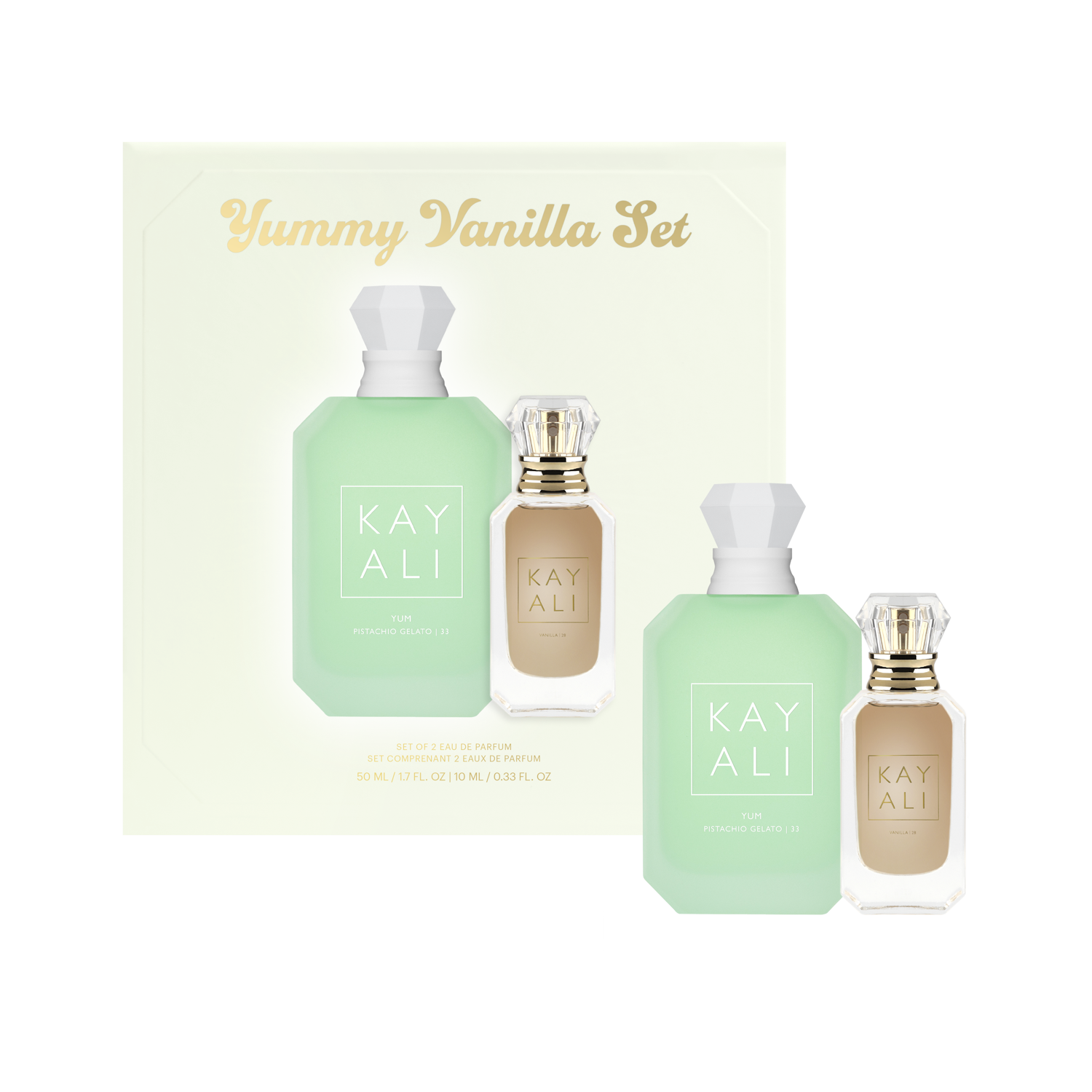 KAYALI Yummy Vanilla Set - Gourmand Layering Duo – KAYALI UK
